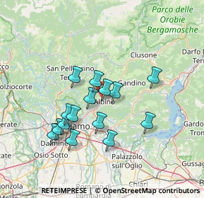 Mappa Via Milano, 24021 Albino BG, Italia (12.274)
