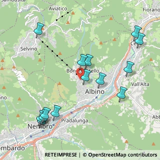 Mappa Via Milano, 24021 Albino BG, Italia (2.36857)