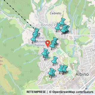 Mappa Via Milano, 24021 Albino BG, Italia (0.432)