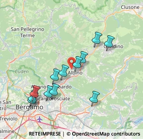 Mappa Via Milano, 24021 Albino BG, Italia (7.26)