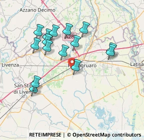 Mappa Via Dogana, 30026 Portogruaro VE, Italia (7.10867)