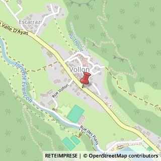 Mappa Rue Vollon, 35, 11022 Brusson, Aosta (Valle d'Aosta)