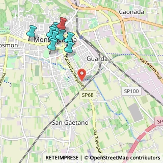 Mappa Via dei Rosai, 31044 Montebelluna TV, Italia (1.23091)