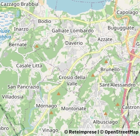 Mappa Il gigante, 21020 Daverio VA, Italia (2.658)