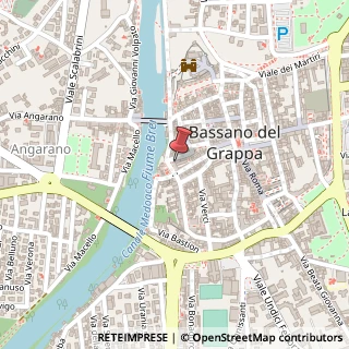 Mappa Via Schiavonetti, 14, 36061 Bassano del Grappa, Vicenza (Veneto)