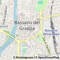 Kaart Bassano del Grappa