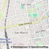 Kaart Bassano del Grappa