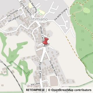 Mappa Via per Cant?, 18, 22070 Capiago Intimiano, Como (Lombardia)