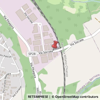 Mappa Via Socrate, 17, 22070 Casnate con Bernate, Como (Lombardia)