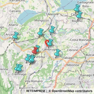 Mappa Via San Carlo, 22045 Lambrugo CO, Italia (2.22714)