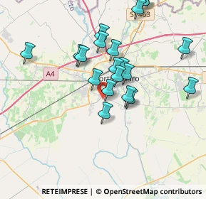 Mappa Via dei Bizantini, 30023 Concordia Sagittaria VE, Italia (3.4945)