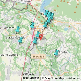 Mappa , 22070 Casnate con Bernate CO, Italia (3.72667)
