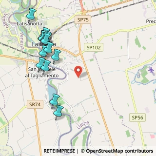 Mappa Via Fornasatte, 33053 Latisana UD, Italia (2.46733)