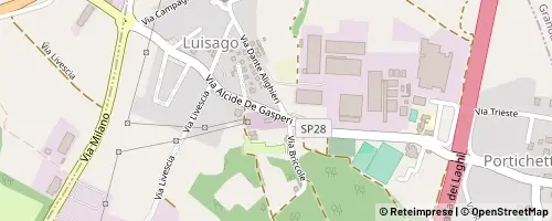 Mappa Luisago