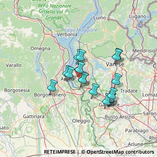 Mappa Via Milano, 21020 Taino VA, Italia (11.145)