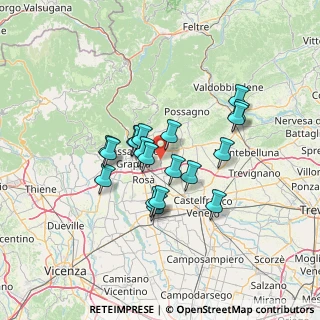 Mappa Via Dante Alighieri, 36060 Mussolente VI, Italia (10.65211)