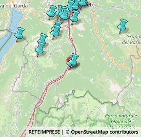 Mappa Via San Martino, 38061 Ala TN, Italia (9.9645)
