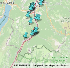 Mappa Via San Martino, 38061 Ala TN, Italia (7.212)