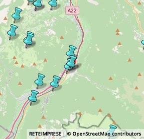 Mappa Via San Martino, 38061 Ala TN, Italia (5.7655)