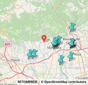 Mappa 36063 San Luca VI, Italia (7.40429)