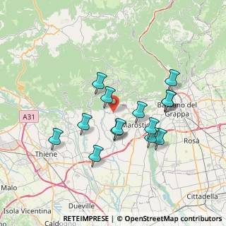 Mappa Via Colpi Pivotti, 36063 San Luca VI, Italia (6.465)