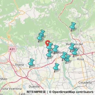 Mappa Via Colpi Pivotti, 36063 San Luca VI, Italia (6.70083)