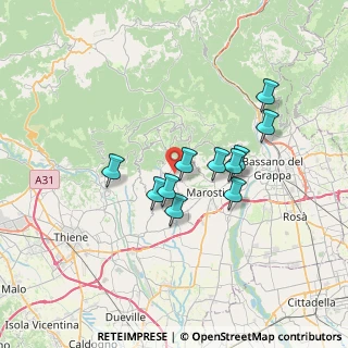 Mappa Via Colpi Pivotti, 36063 San Luca VI, Italia (5.61636)