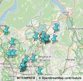 Mappa Via Roma, 23845 Costa Masnaga LC, Italia (8.625)