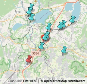 Mappa Via Roma, 23845 Costa Masnaga LC, Italia (3.58)