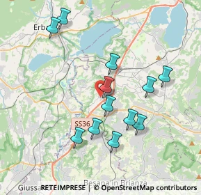 Mappa Via Roma, 23845 Costa Masnaga LC, Italia (3.59083)