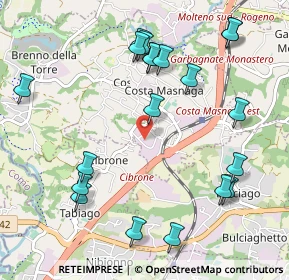 Mappa Via Roma, 23845 Costa Masnaga LC, Italia (1.1765)