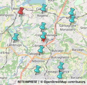 Mappa Via Roma, 23845 Costa Masnaga LC, Italia (2.37909)