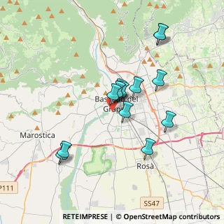Mappa Via Aretusa, 36061 Bassano del Grappa VI, Italia (3.03214)