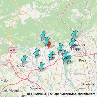 Mappa Via Colpi Pivotti, 36063 Marostica VI, Italia (6.48071)