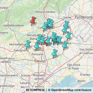 Mappa Via Polveriera, 31052 Maserada sul Piave TV, Italia (10.49211)