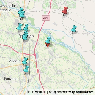 Mappa Via Polveriera, 31052 Maserada sul Piave TV, Italia (5.21727)