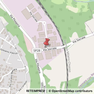 Mappa Via Socrate, 11, 22070 Casnate con Bernate, Como (Lombardia)