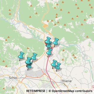 Mappa Via Torcello, 36013 Piovene Rocchette VI, Italia (3.45909)
