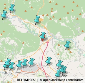 Mappa Via Torcello, 36013 Piovene Rocchette VI, Italia (6.6345)