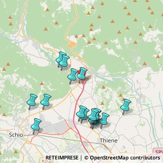Mappa Via Antonio Fogazzaro, 36013 Piovene Rocchette VI, Italia (4.33875)