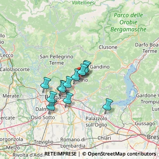 Mappa Via Carlo Alberto dalla Chiesa, 24021 Albino BG, Italia (10.37083)