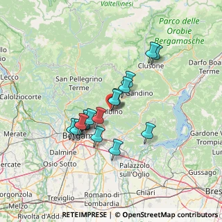 Mappa Via Carlo Alberto dalla Chiesa, 24021 Albino BG, Italia (10.95313)