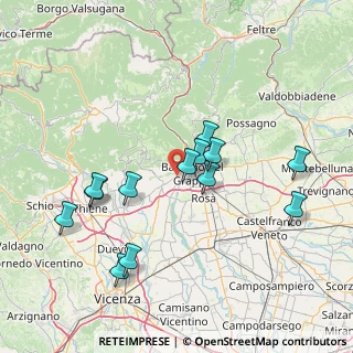 Mappa Via Piero Gobetti, 36061 Bassano del Grappa VI, Italia (14.60769)