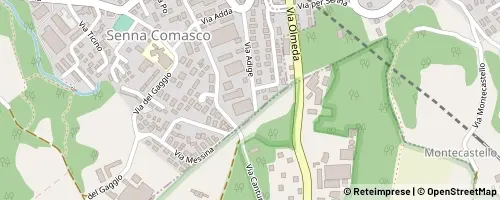 Mappa Senna Comasco