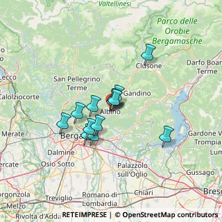 Mappa Via Dr. Silvio Albini, 24021 Albino BG, Italia (9.43385)