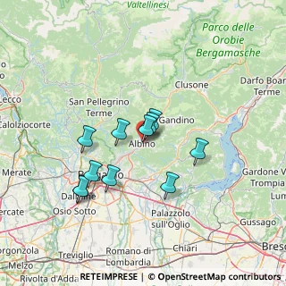 Mappa Via Dr. Silvio Albini, 24021 Albino BG, Italia (11.61091)