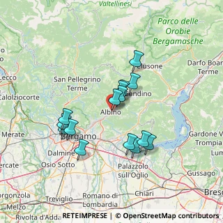Mappa Via Dr. Silvio Albini, 24021 Albino BG, Italia (11.88267)
