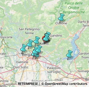 Mappa Via Dr. Silvio Albini, 24021 Albino BG, Italia (9.43385)