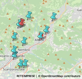 Mappa Via Dr. Silvio Albini, 24021 Albino BG, Italia (4.51154)