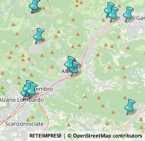 Mappa Via Dr. Silvio Albini, 24021 Albino BG, Italia (5.52917)